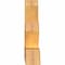 Ekena Millwork Saratoga Rough Sawn Timber Gable Bracket, Western Red Cedar, 60"W x 27"H x 6"D x 6"F, 11/12 Pitch GBW060X27X0606SAR00RWR - alternate 3